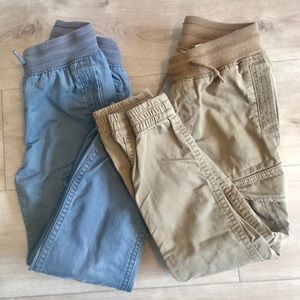 Bundle Khaki / Gray Cargo Joggers (Boys)